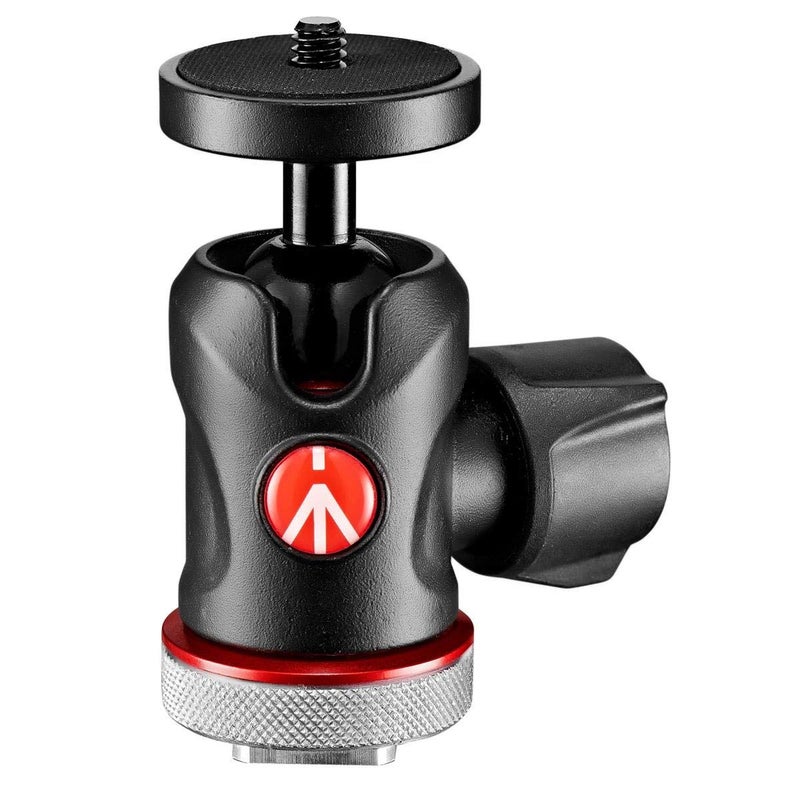 Manfrotto 492 LCD Micro Ball Head with Shoe Mount - Image 1